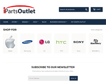 Tablet Screenshot of ipartsoutlet.com